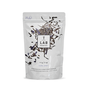 ארל גריי עם פרחים כחולים בשקיקים TLAB