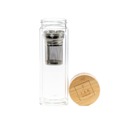 תמונת מוצר בקבוק חליטה אישי עם מכסה במבוק