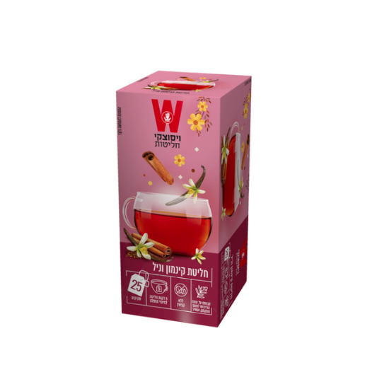 חליטת צמחים קינמון וניל