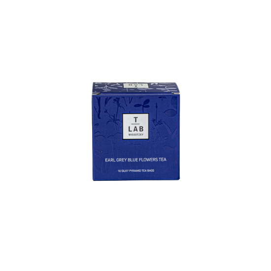 Rainbow ארל גריי פרחים כחולים