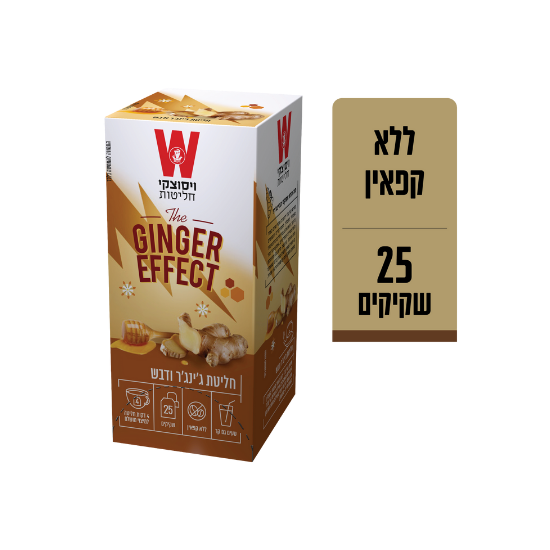 חליטת ג'ינג'ר ודבש- אפקט הג'ינג'ר